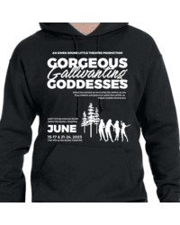 poster for Gorgeous Gallivanting Goddesses - Customized Adult Hoodie Cast and Crew - $54