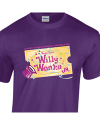 poster for Willy Wonka CAST/CREW ONLY - Adult Unisex Tshirt - $17.50